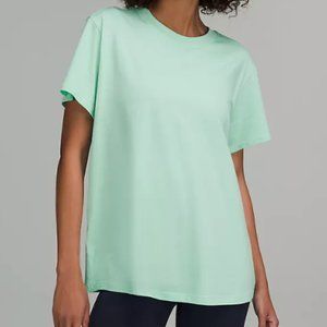 Lululemon All Yours Cotton T - Wild Mint - sz 10